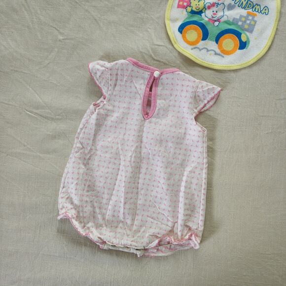 Vintage Healthtex Pink Bear Onesie 9 months - Picture 8 of 8